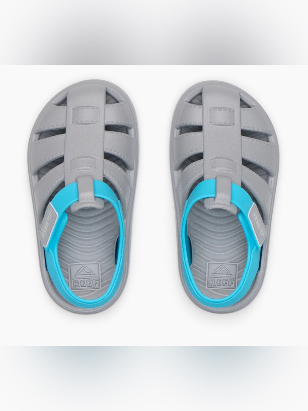 Reef - Totally Beachin (Grey and Turquoise Water Shoes)